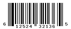 UPC barcode 612524321365