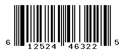 UPC barcode number 612524463225