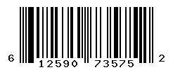 UPC barcode number 612590735752