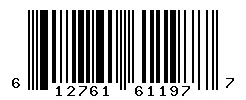 UPC barcode 612761611977