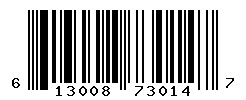 UPC barcode number 613008730147