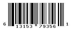 UPC barcode 613153793561