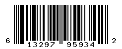 UPC barcode number 613297959342
