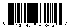 UPC barcode number 613297970453