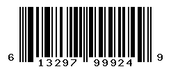 UPC barcode number 613297999249