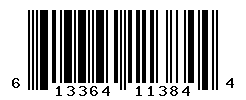 upc 613364113844 barcode image
