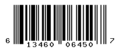 UPC barcode number 613460064507