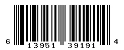 UPC barcode 613951391914