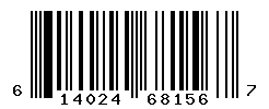 UPC barcode number 614024681567