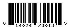 UPC barcode number 614024730135