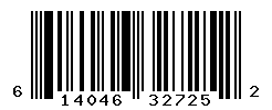 UPC barcode number 614046327252