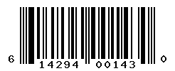 UPC barcode number 614294001430