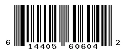 UPC barcode 614405606042