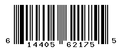 UPC barcode number 614405621755