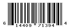 UPC barcode number 614409713944