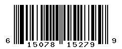 UPC barcode 615078152799
