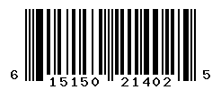 UPC barcode number 615150214025