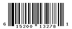UPC barcode number 615200132781