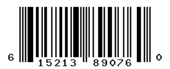 UPC barcode number 615213890760