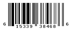 UPC barcode number 615339384686