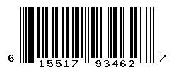 UPC barcode 615517934627