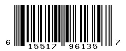 UPC barcode 615517961357