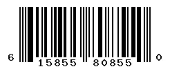 UPC barcode 615855808550