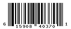 UPC barcode 615908403701