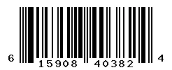 UPC barcode 615908403824