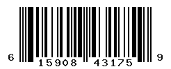 UPC barcode number 615908431759