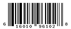 UPC barcode number 616010961028