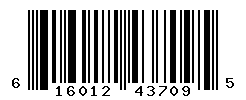 UPC barcode number 616012437095