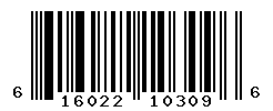 UPC barcode number 616022103096