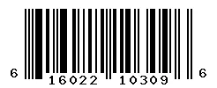 UPC barcode 616022103096