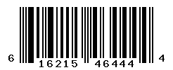 UPC barcode number 6162153464444