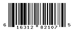 UPC barcode number 616312821075