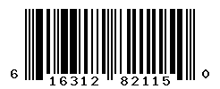 UPC barcode number 616312821150