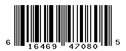 UPC barcode number 616469470805