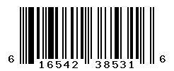 UPC barcode number 616542385316