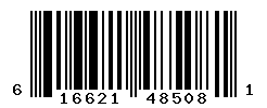 UPC barcode number 616621485081