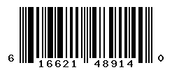 UPC barcode number 616621489140