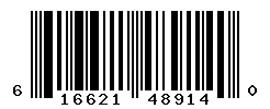 UPC 616621489140 barcode image
