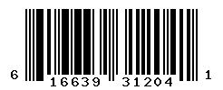 UPC barcode 616639312041