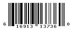UPC barcode number 616913137360