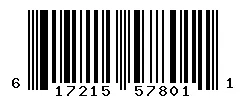 UPC barcode 617215578011
