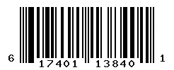 617401138401 barcode
