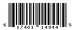 UPC barcode number 617401149445