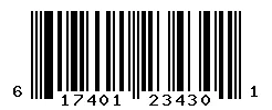UPC barcode 617401234301