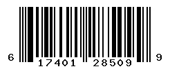 UPC barcode 617401285099