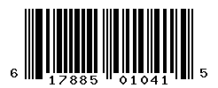UPC barcode number 617885010415